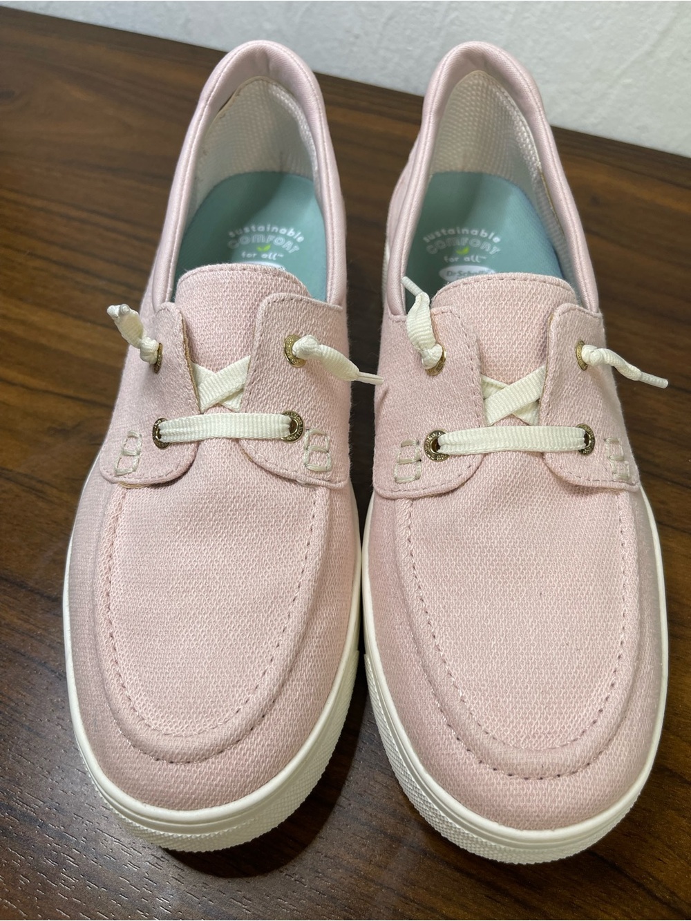 Women's Dr. Scholl's Time Off Flex Slip-On Sneakers Rose Dust Pink Fabric Size9M